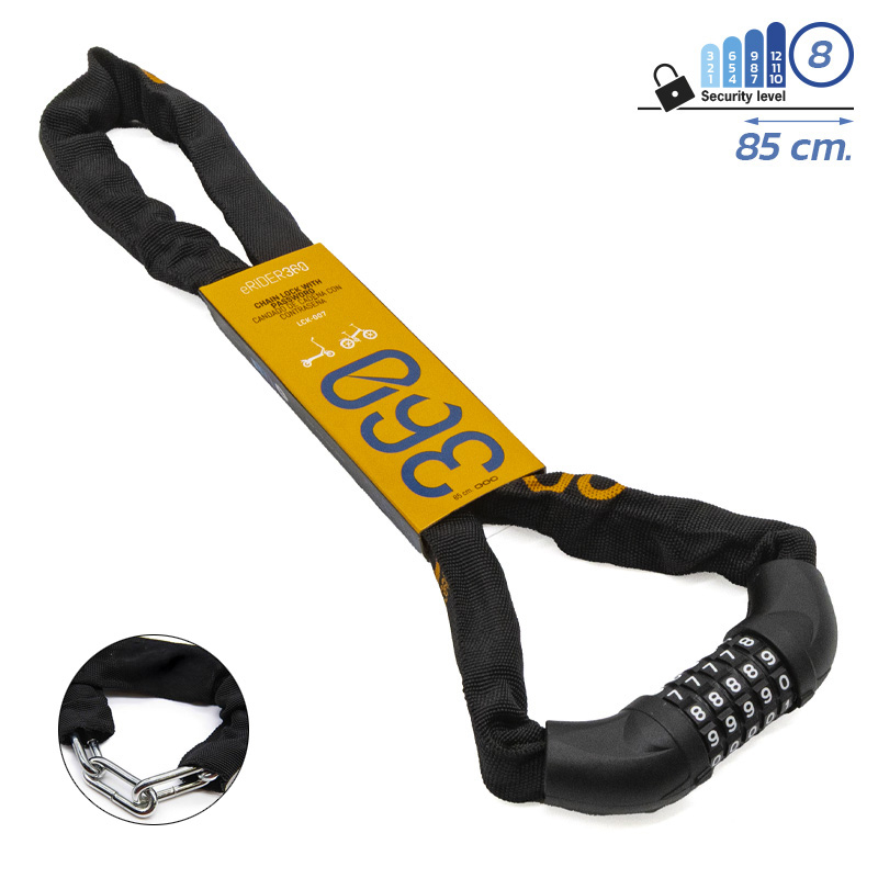 Candado de cadena con contraseña - 85cm - RuedaQrueda