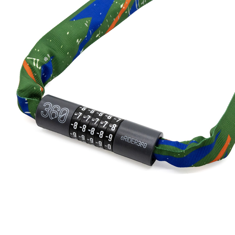 Candado de contraseña EWLK022 funda tela multicolor - RuedaQrueda