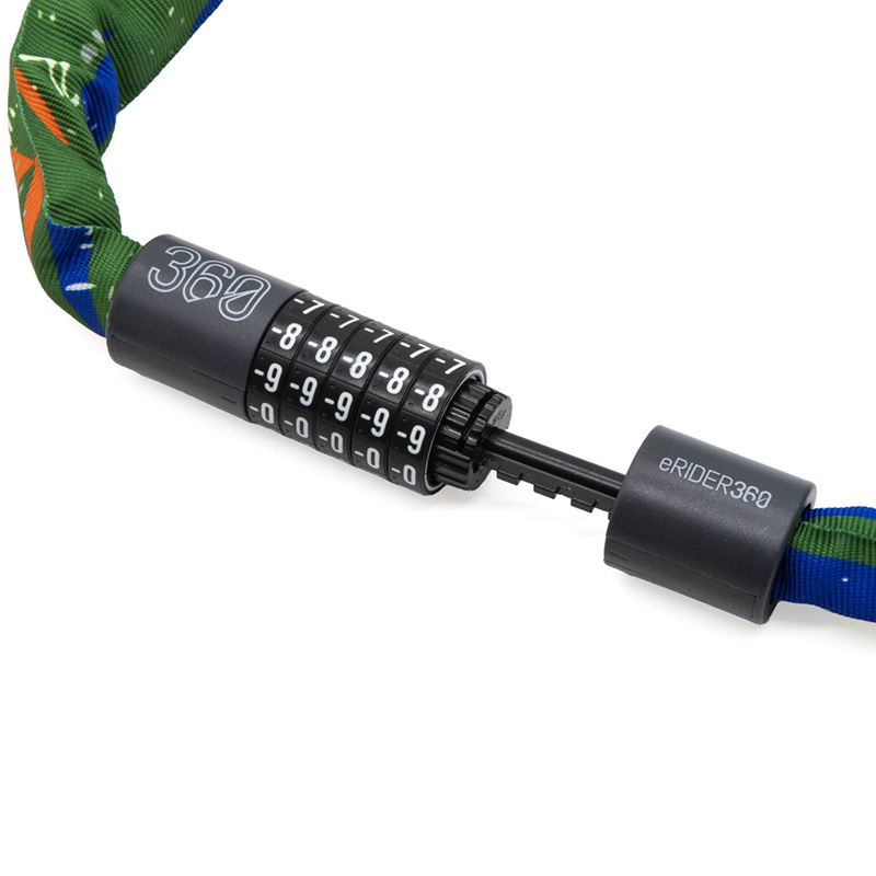 Candado de contraseña EWLK022 funda tela multicolor - RuedaQrueda