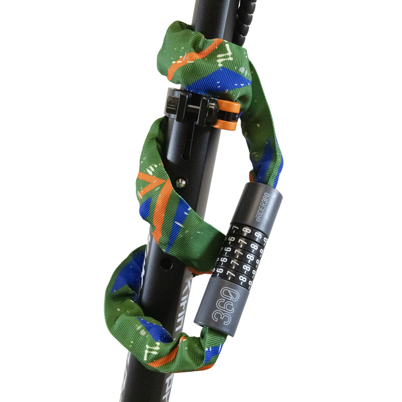 Candado de contraseña EWLK022 funda tela multicolor - RuedaQrueda