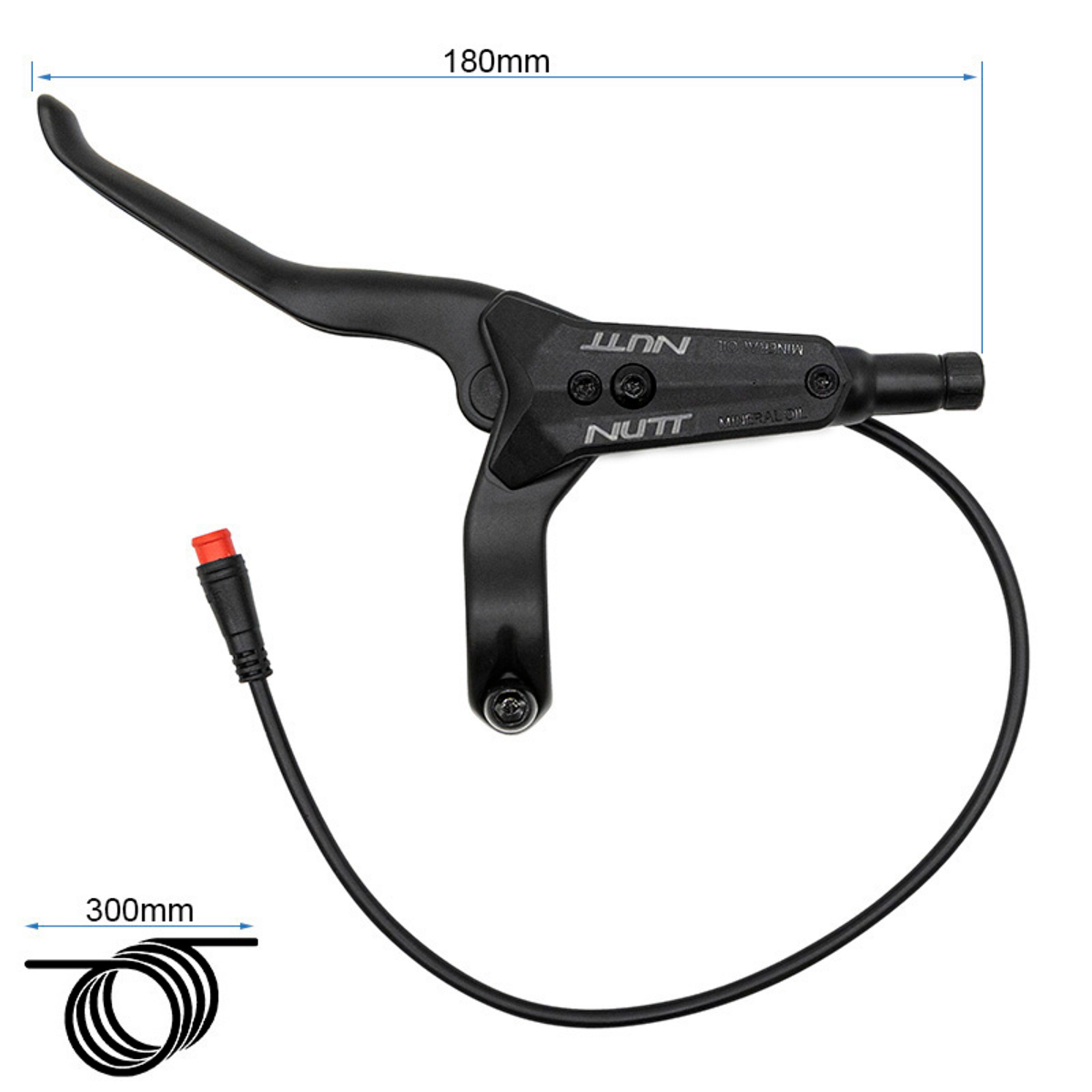 Kit de freno hidráulico negro Y5 Delantero L trasero R [NUTT] - RuedaQrueda