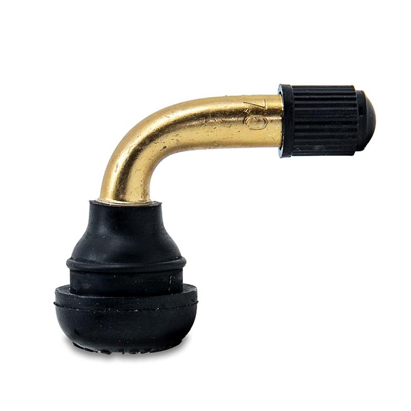 Válvula tubeless curva 90° - PVR 70 - 10uds - RuedaQrueda