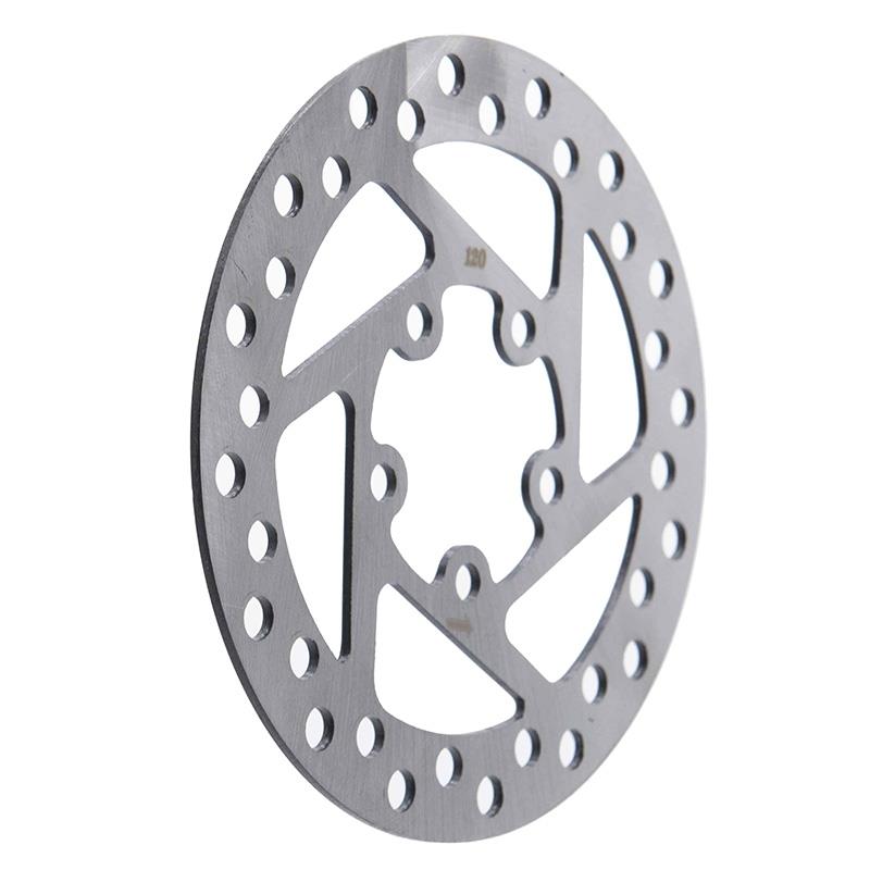 Disco de freno 120mm 5H plata para Xiaomi M365, Essential, 1S, Pro/2 - RuedaQrueda