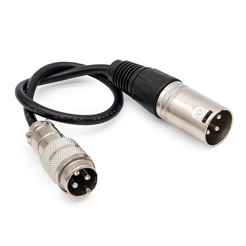 Adaptador aéreo GX16 a XLR - RuedaQrueda