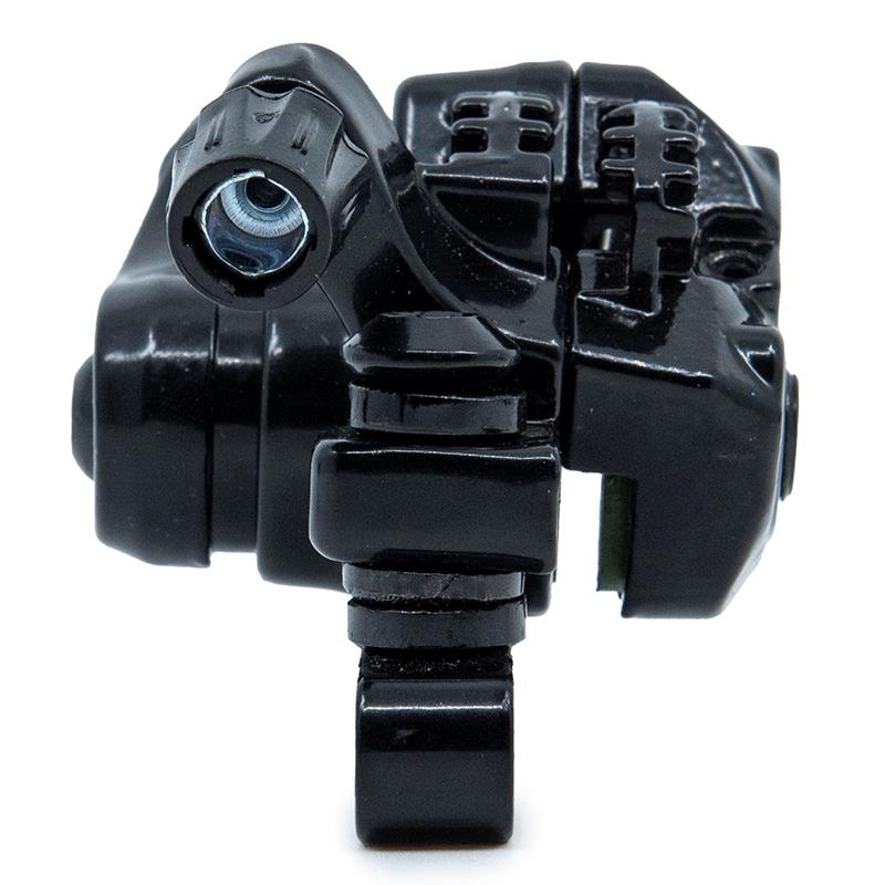 Pinza de freno CT002-M01 mecánica R 50mm negra delantera para kukirin G2 Pro/Max [Kugoo] - RuedaQrueda
