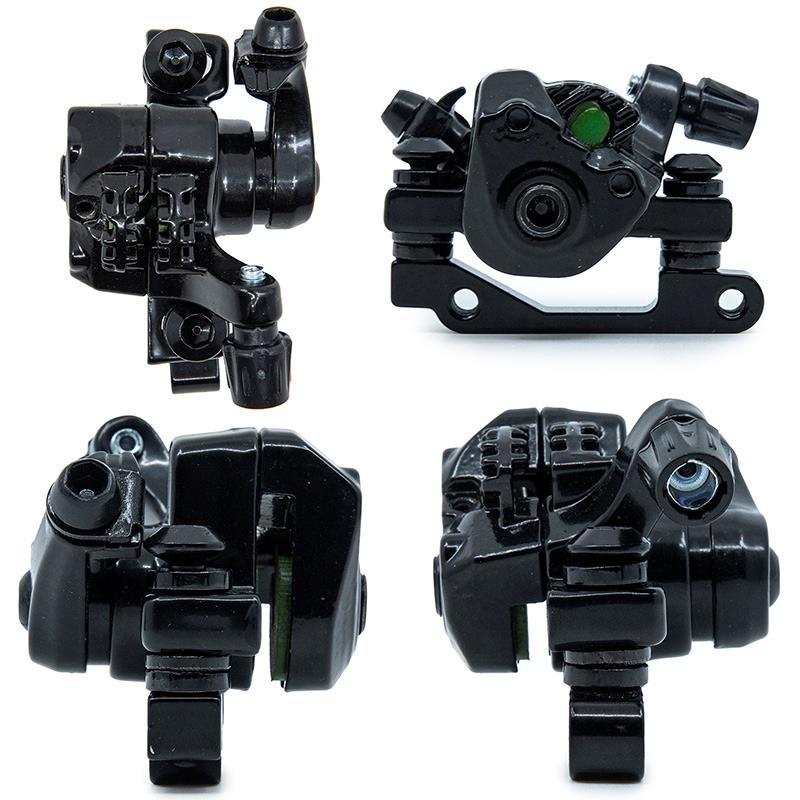 Pinza de freno CT002-M02 mecánica L 50mm negra trasera para kukirin G2 Pro/Max [Kugoo] - RuedaQrueda