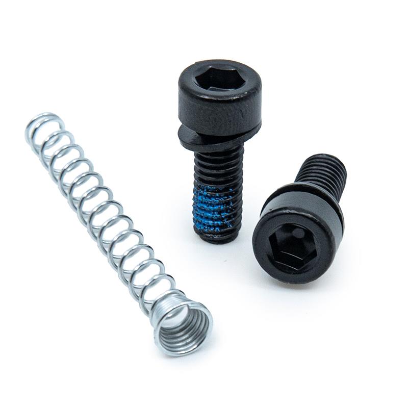 Pinza de freno CT002-M02 mecánica L 50mm negra trasera para kukirin G2 Pro/Max [Kugoo] - RuedaQrueda