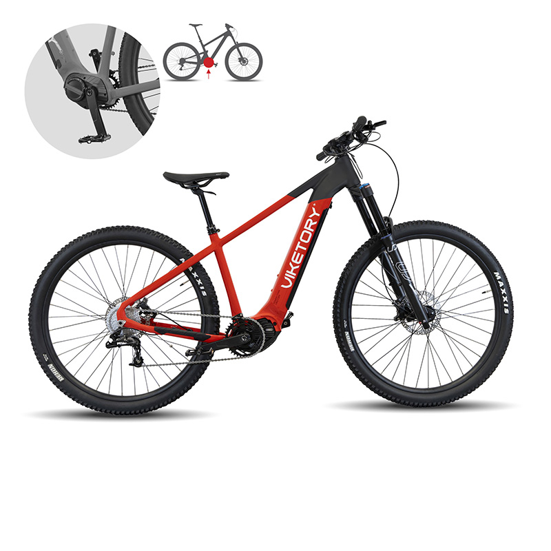 ROKTAR +Plus ebike MTB Roja/Negra - RuedaQrueda