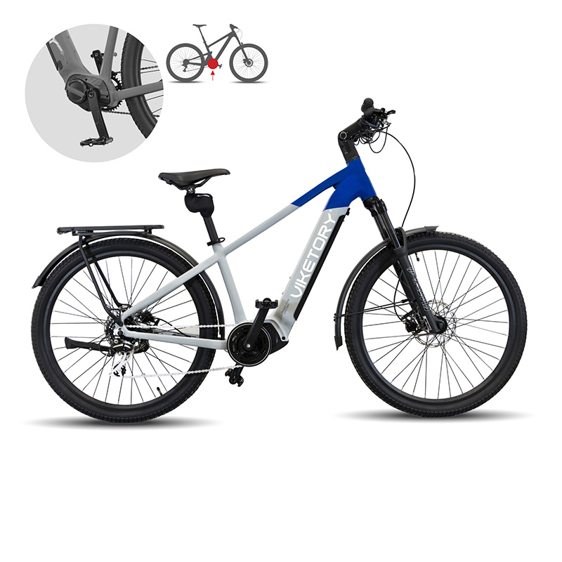 VENTIX +Plus ebike URBAN Gris/azul - RuedaQrueda