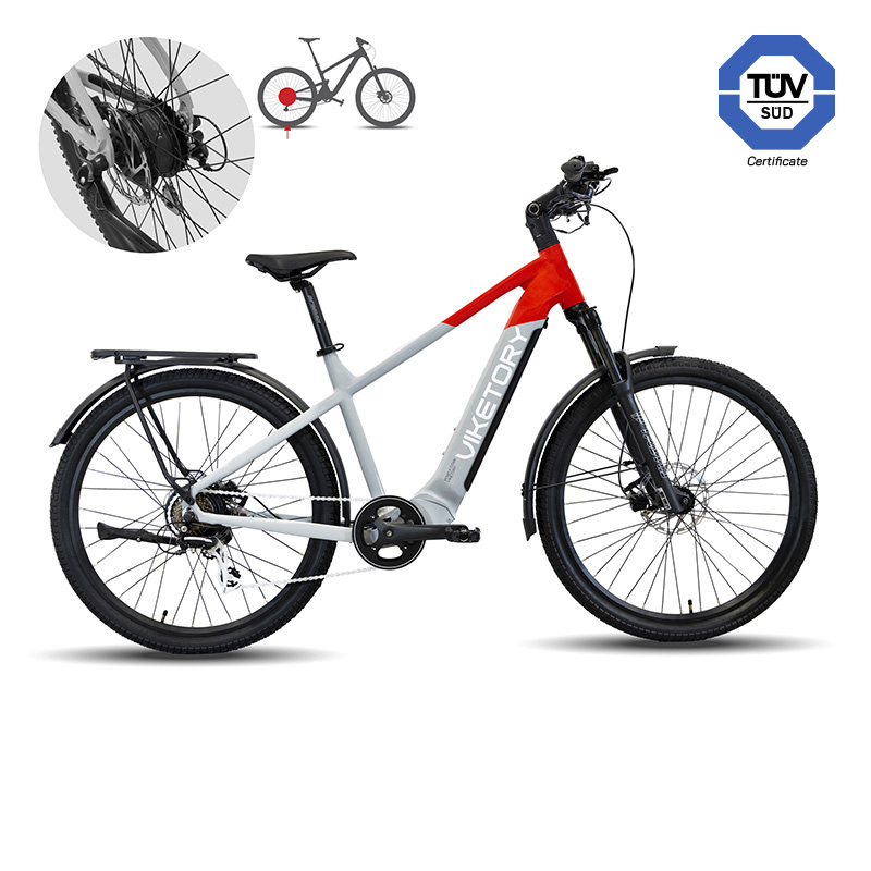 VENTIX ebike URBAN roja - RuedaQrueda