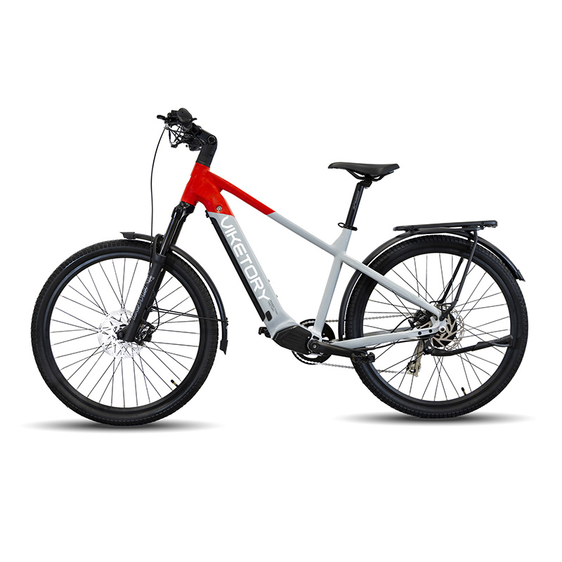 VENTIX +Plus ebike URBANA Gris/Rojo - RuedaQrueda