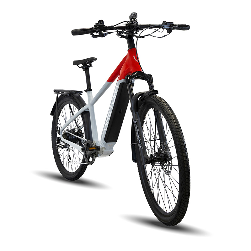 VENTIX +Plus ebike URBANA Gris/Rojo - RuedaQrueda