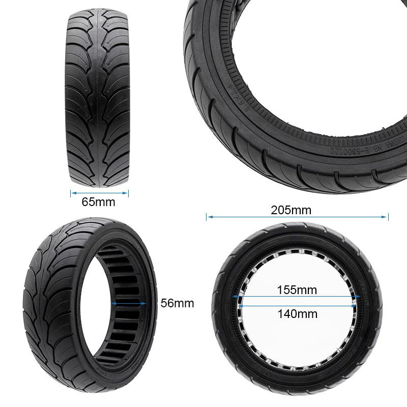 Rueda maciza ultraligera 8,5x2,5-6,1/B58 ewheel
