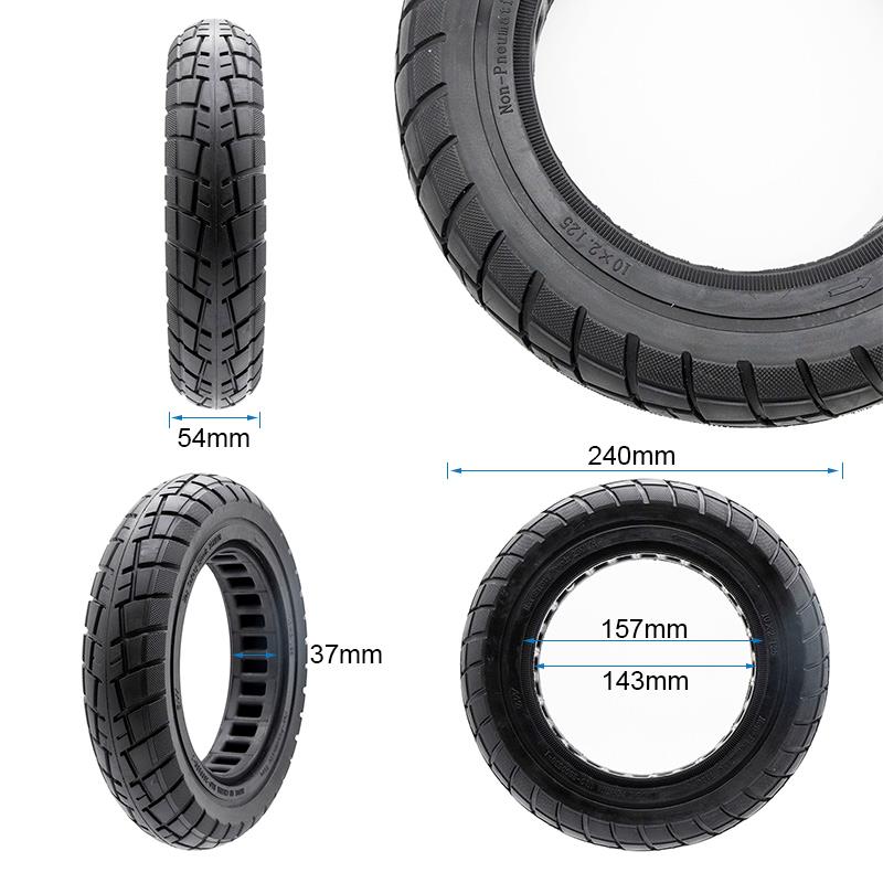 Rueda maciza ultraligera 10x2,125-6,1/B34 ewheel