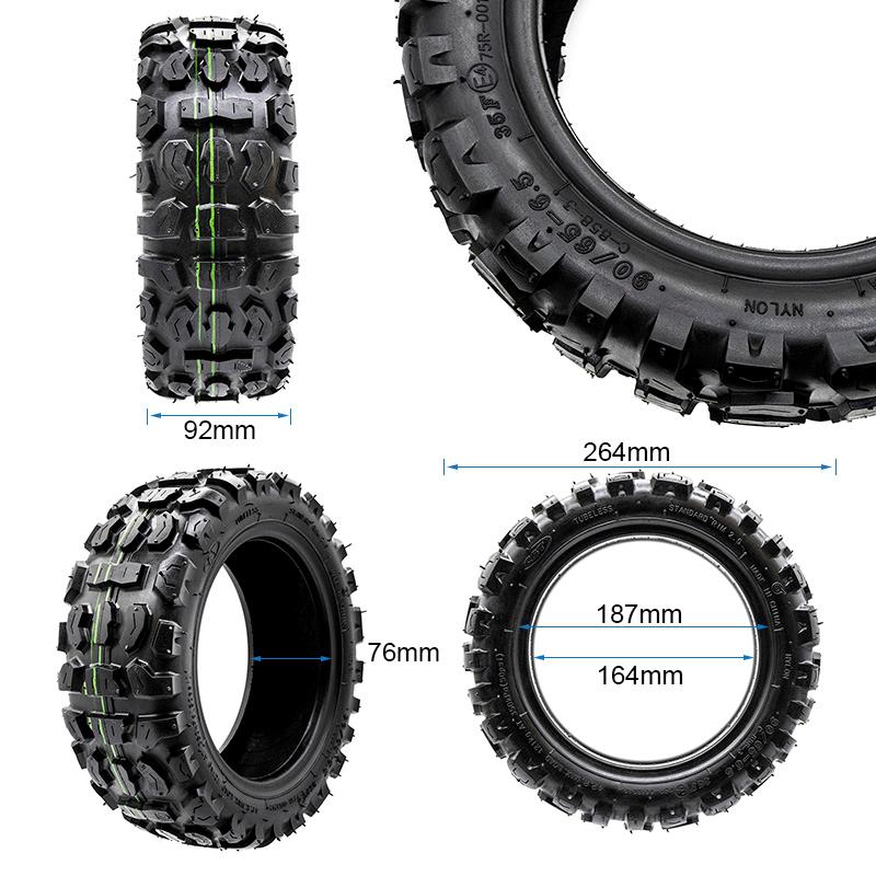 Neumático Tubeless 90/65-6,5 [CST]