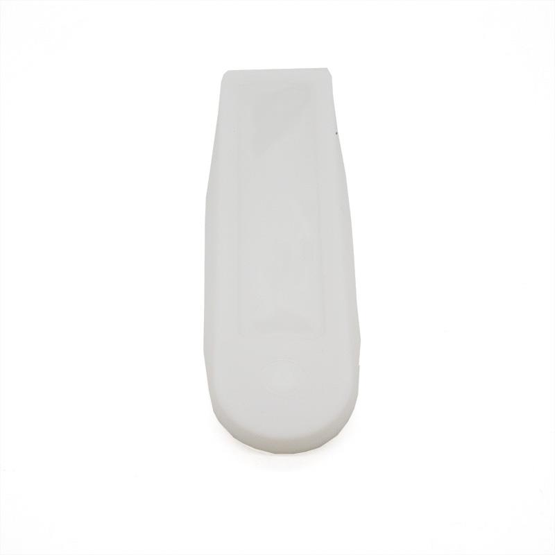 Protector de silicona impermeable blanco para display recto