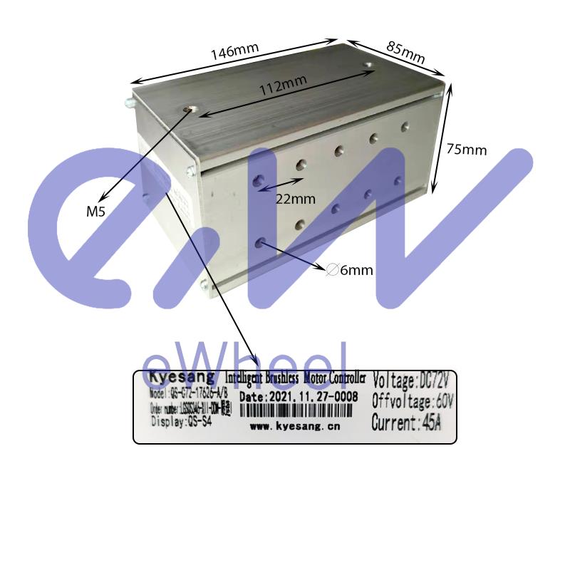 Controladora 72V 45A 3000W - A y B LCD QS-S4 [Kyesang]
