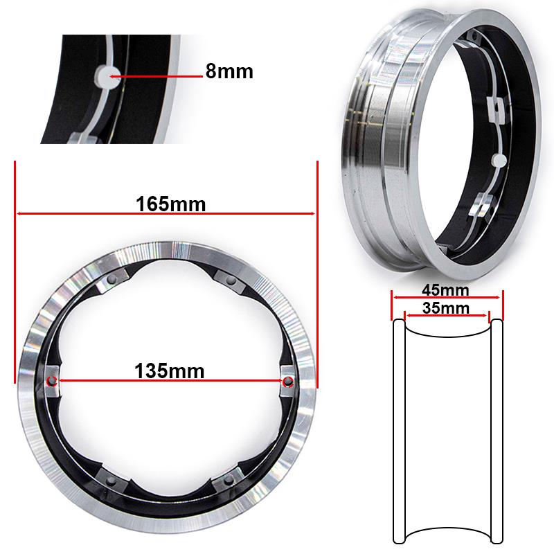 Llanta de motor 6" y bisel 34mm para Dualtron Eagle/Victor [MINIMOTORS]