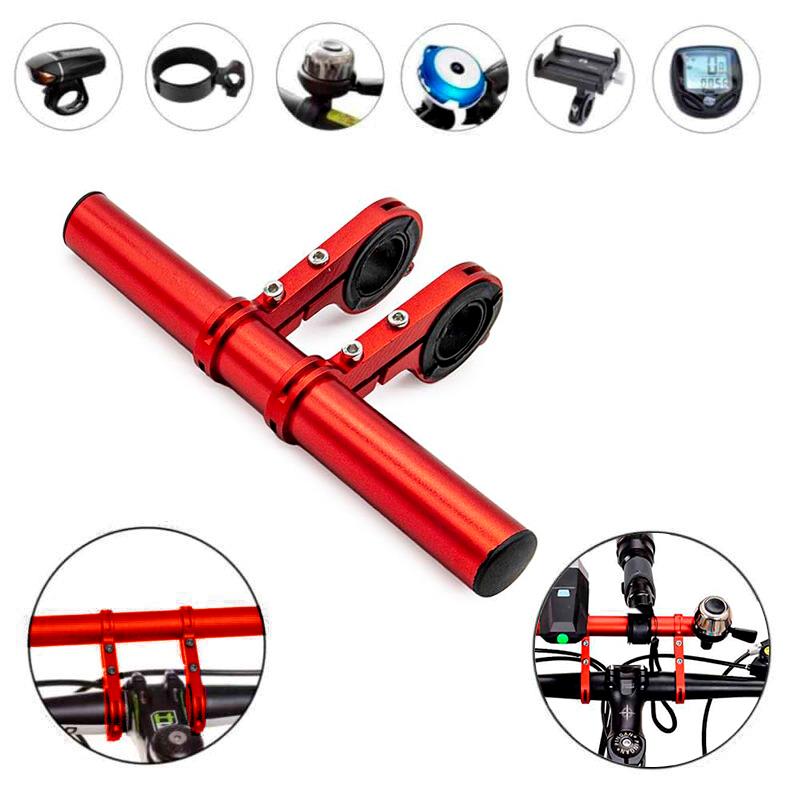 Rallonge de guidon 20cm rouge