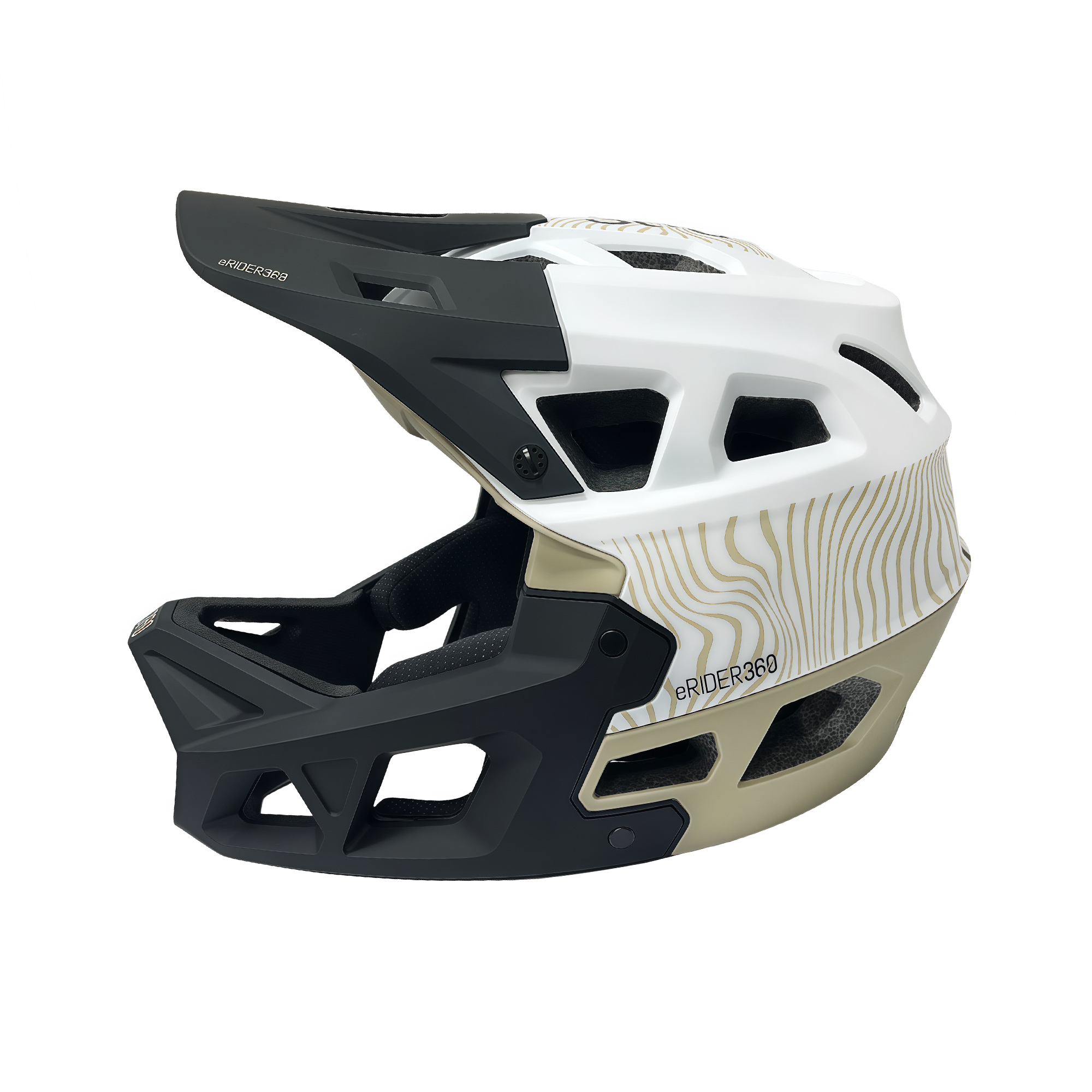 Casco INTEGRA Sport blanco - verde militar L - RuedaQrueda