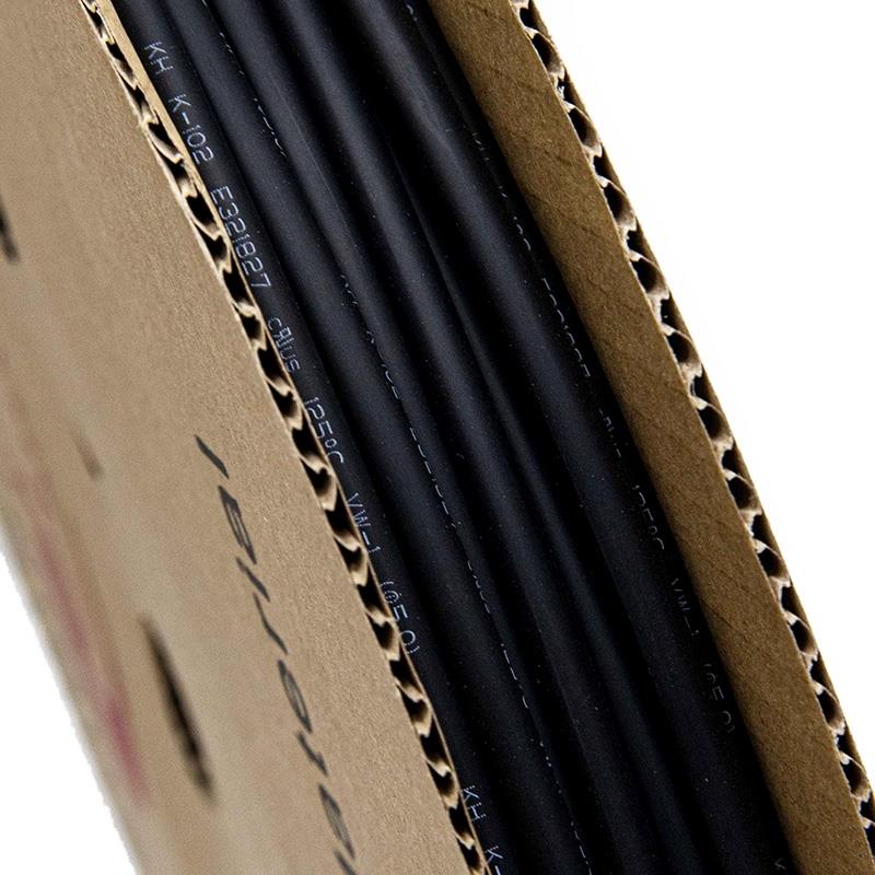 Termorretráctil negro para cable - 5mm x 100M - RuedaQrueda