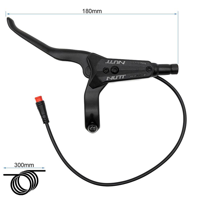 Maneta de freno L hidráulica negra Nutt A5-D - RuedaQrueda