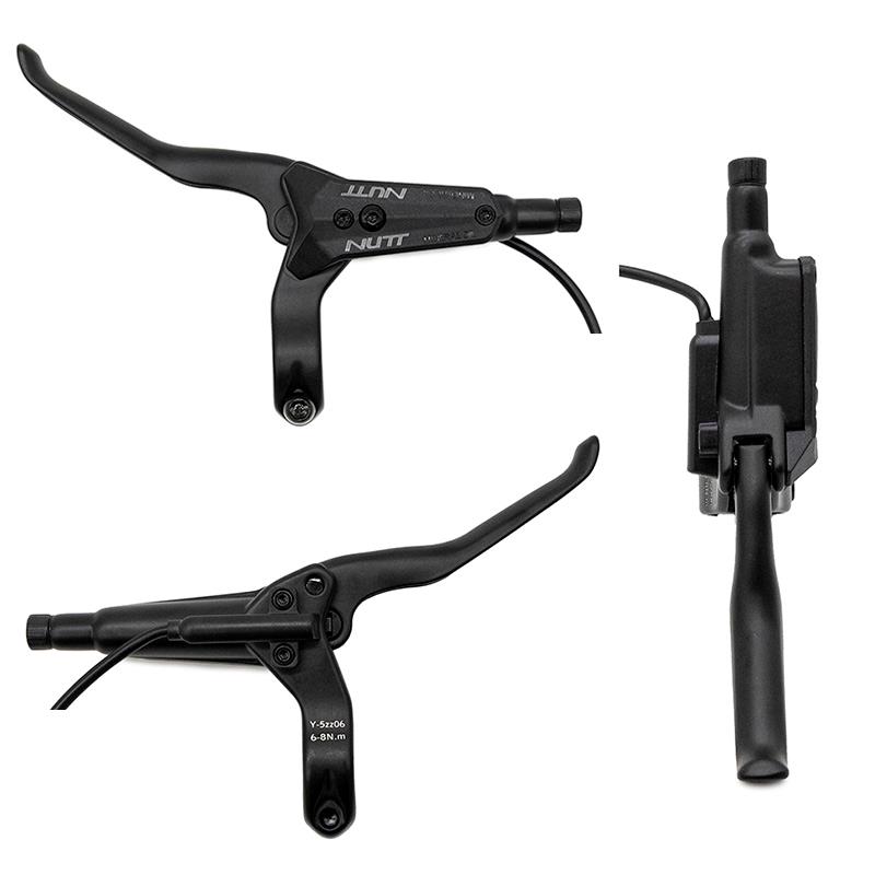 Maneta de freno L hidráulica negra Nutt A5-D - RuedaQrueda