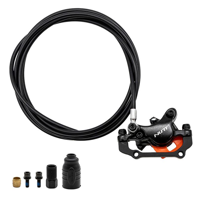 Pinza de freno hidráulica delantera negra L Nutt A5-D - RuedaQrueda