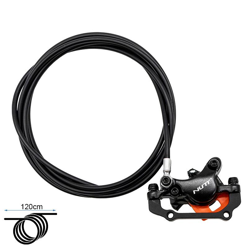 Pinza de freno hidráulica delantera negra L Nutt A5-D - RuedaQrueda