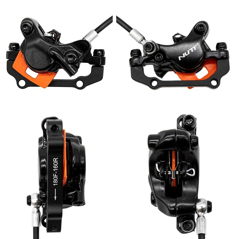 Pinza de freno hidráulica delantera negra L Nutt A5-D - RuedaQrueda