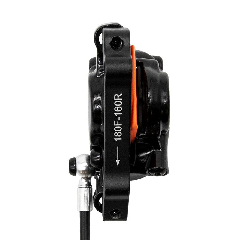 Pinza de freno hidráulica delantera negra L Nutt A5-D - RuedaQrueda