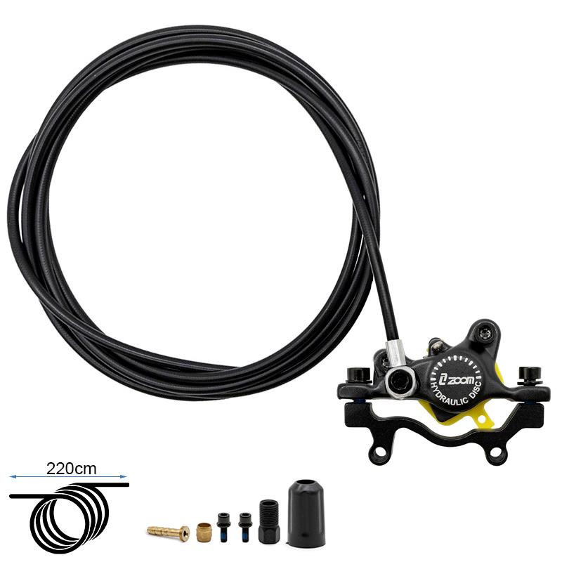 Pinza de freno trasera L hidráulica negro ZOOM CR3 - RuedaQrueda