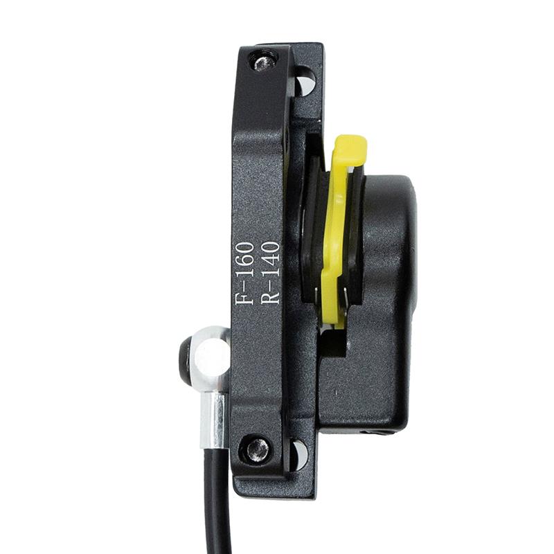 Pinza de freno L hidráulica negra ZOOM CR3 delantero L - RuedaQrueda