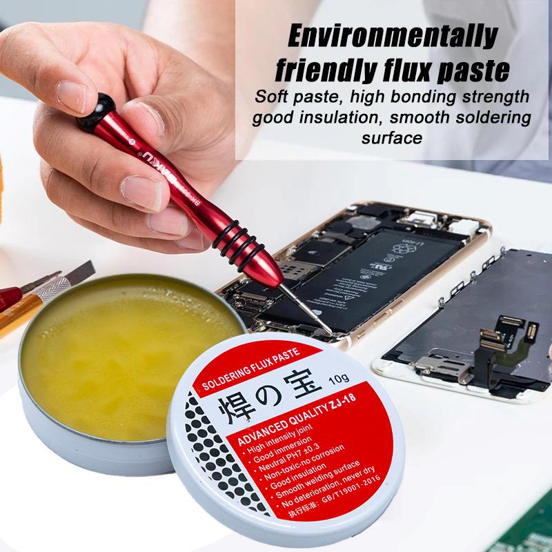 Flux (decapante) para soldaduras 10g - 5pcs - RuedaQrueda