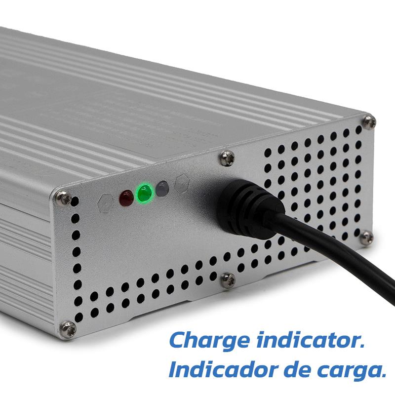 Cargador 60V (salida 66,4v) 6,5A conector LP16 - RuedaQrueda