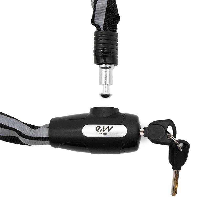 Candado EWLK018 de cadena con funda reflectante - RuedaQrueda