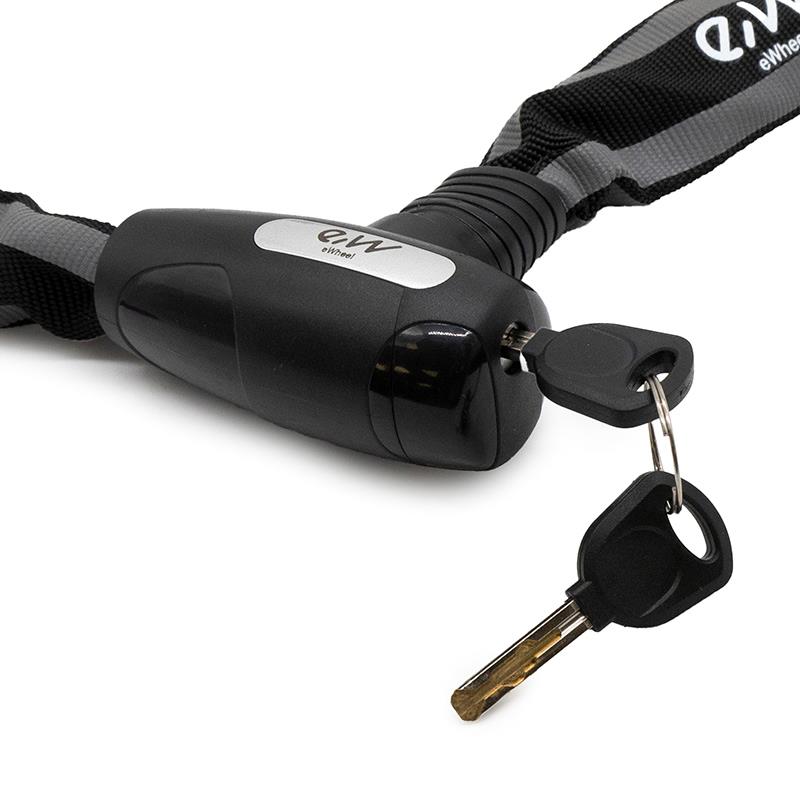 Candado EWLK018 de cadena con funda reflectante - RuedaQrueda