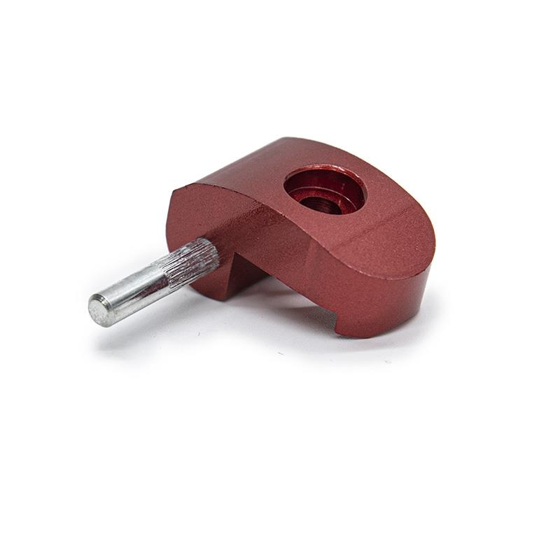 Uña de aluminio roja con pasador 5mm para Xiaomi - RuedaQrueda