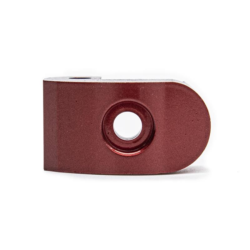 Uña de aluminio roja con pasador 5mm para Xiaomi - RuedaQrueda