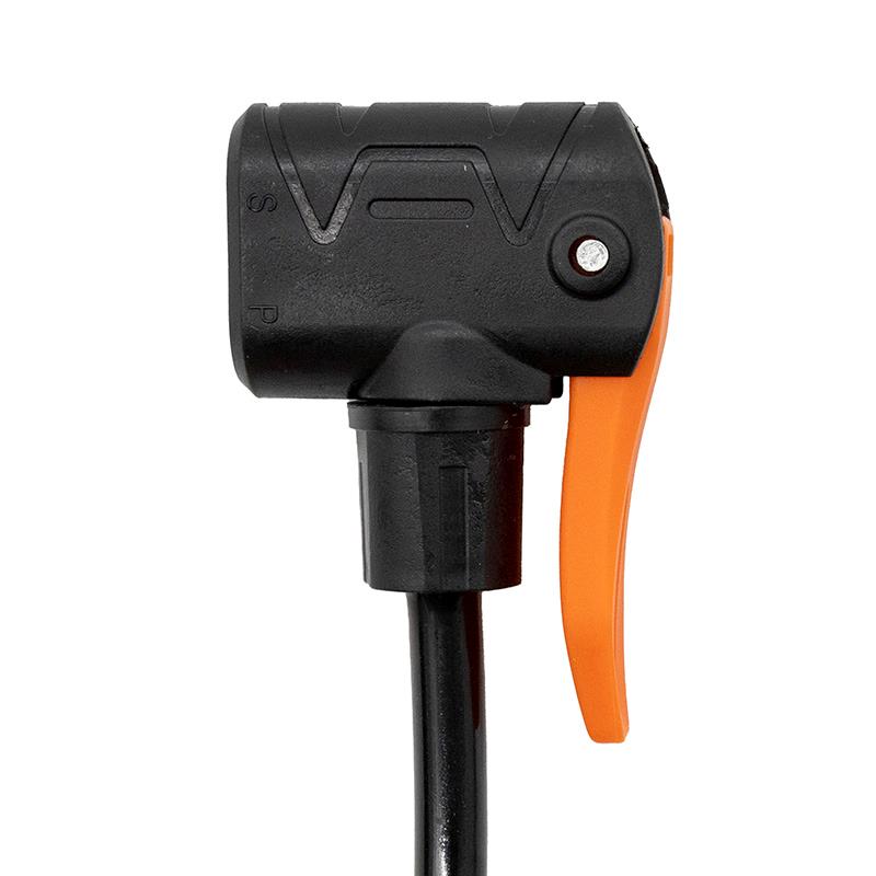 Inflador de pie con manómetro - - RuedaQrueda