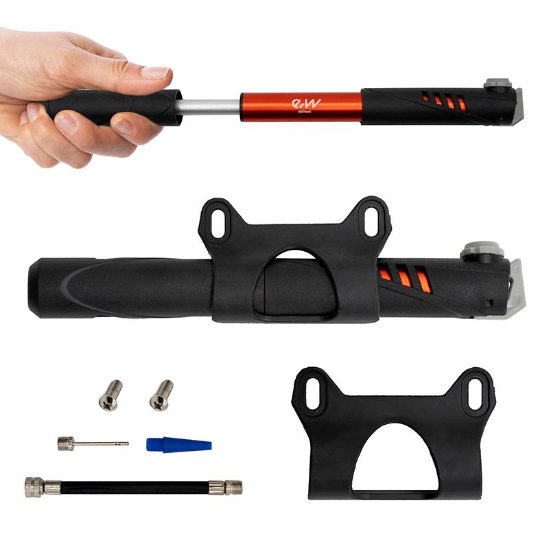 Inflador manual rojo - RuedaQrueda