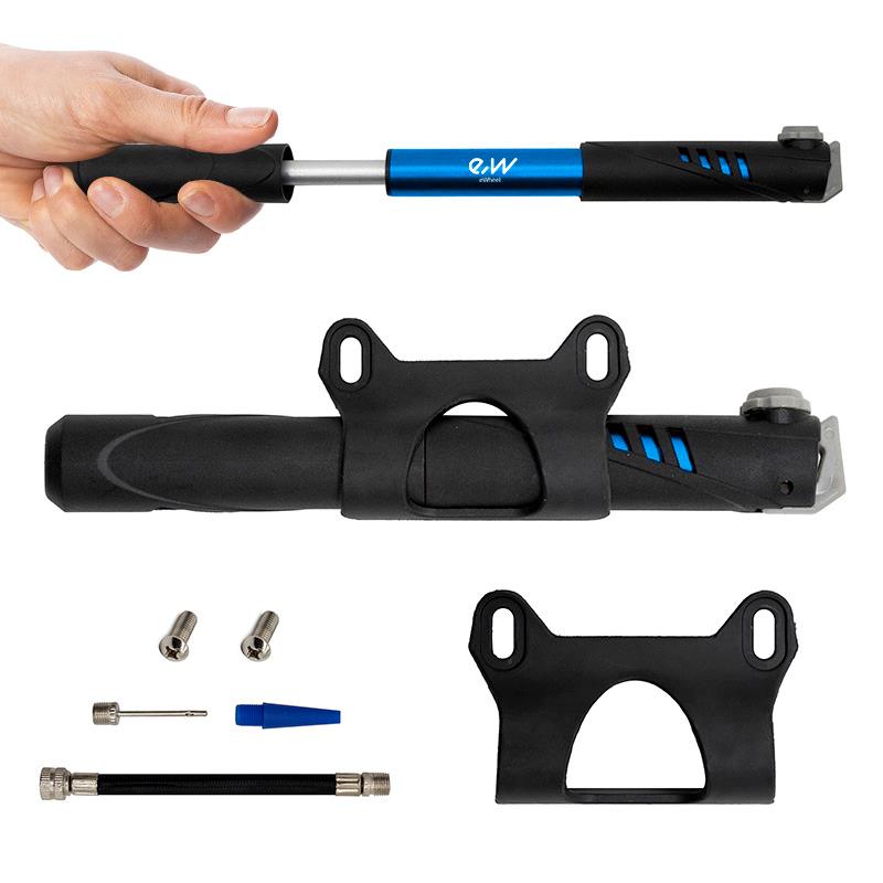 Inflador manual azul - - RuedaQrueda