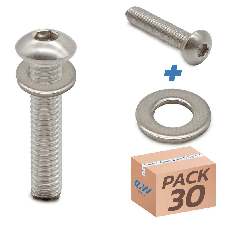 Tornillo guardabarros Mi4 lite - 30pcs - RuedaQrueda