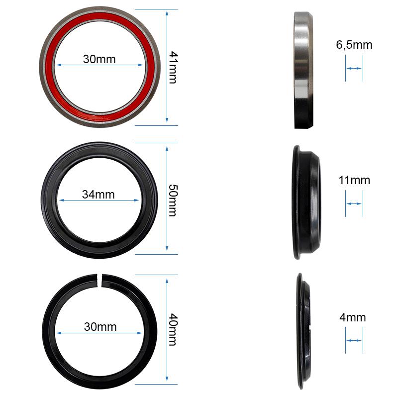 kit dirección Kukirin G2 Master/Smartgyro Ryder [original] - RuedaQrueda