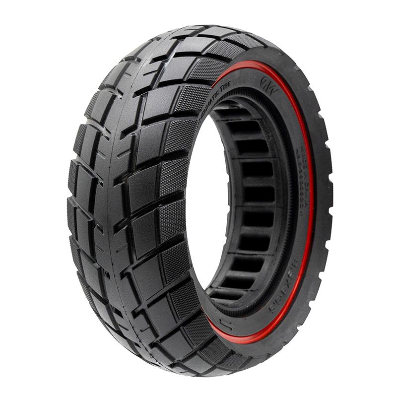 Rueda maciza ultraligera offroad 8,5x3-5,5 - linea roja - RuedaQrueda