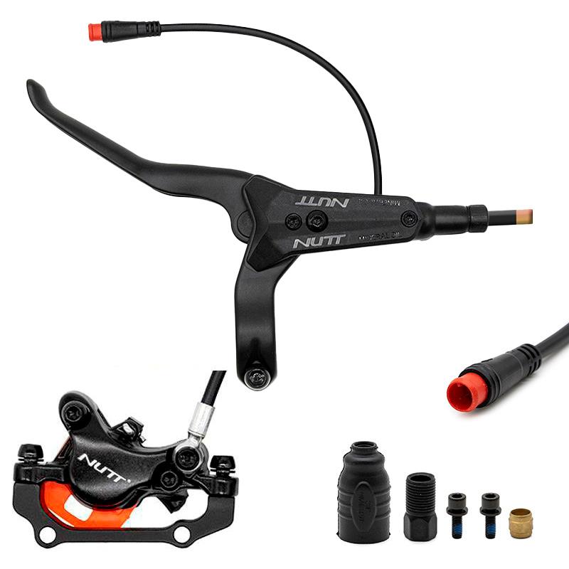 Kit 3 Freno hidráulico negro A5-D Trasero [Nutt] - RuedaQrueda