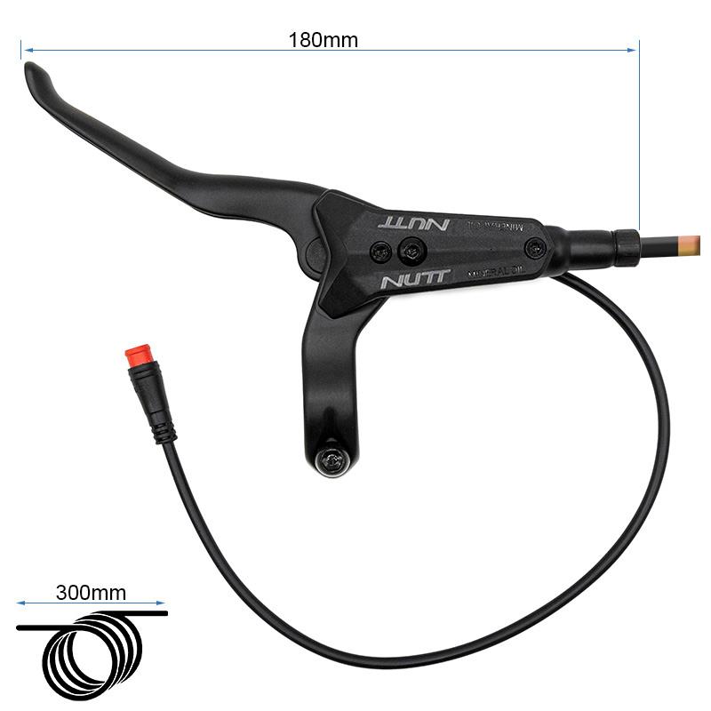 Kit 3 Freno hidráulico negro A5-D Trasero [Nutt] - RuedaQrueda