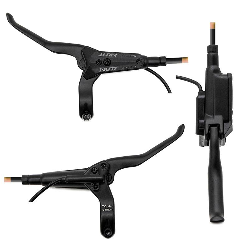 Kit 3 Freno hidráulico negro A5-D Trasero [Nutt] - RuedaQrueda