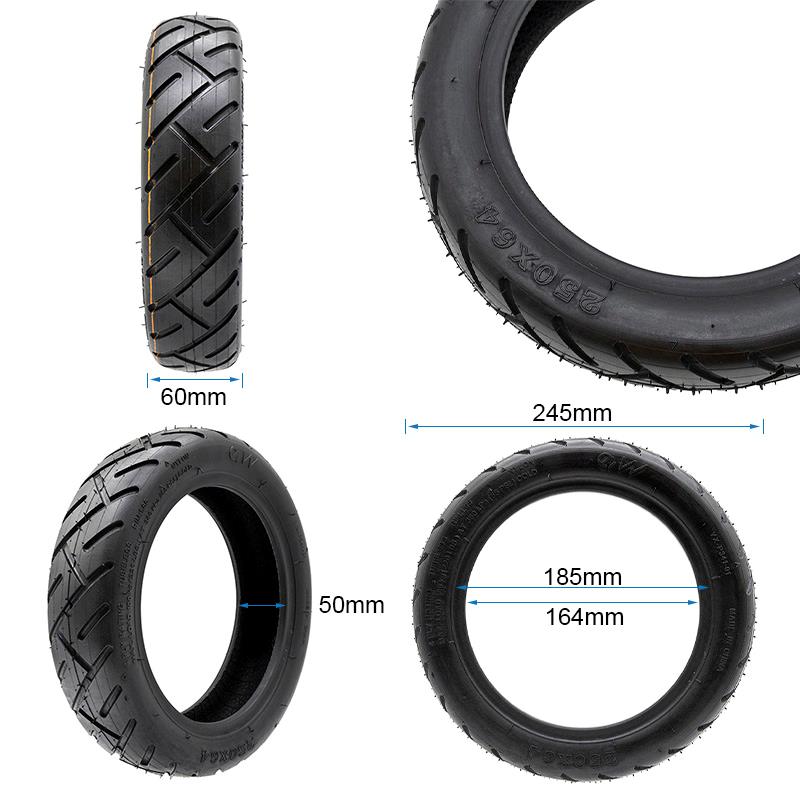 Neumático tubeless 250x64 - RuedaQrueda