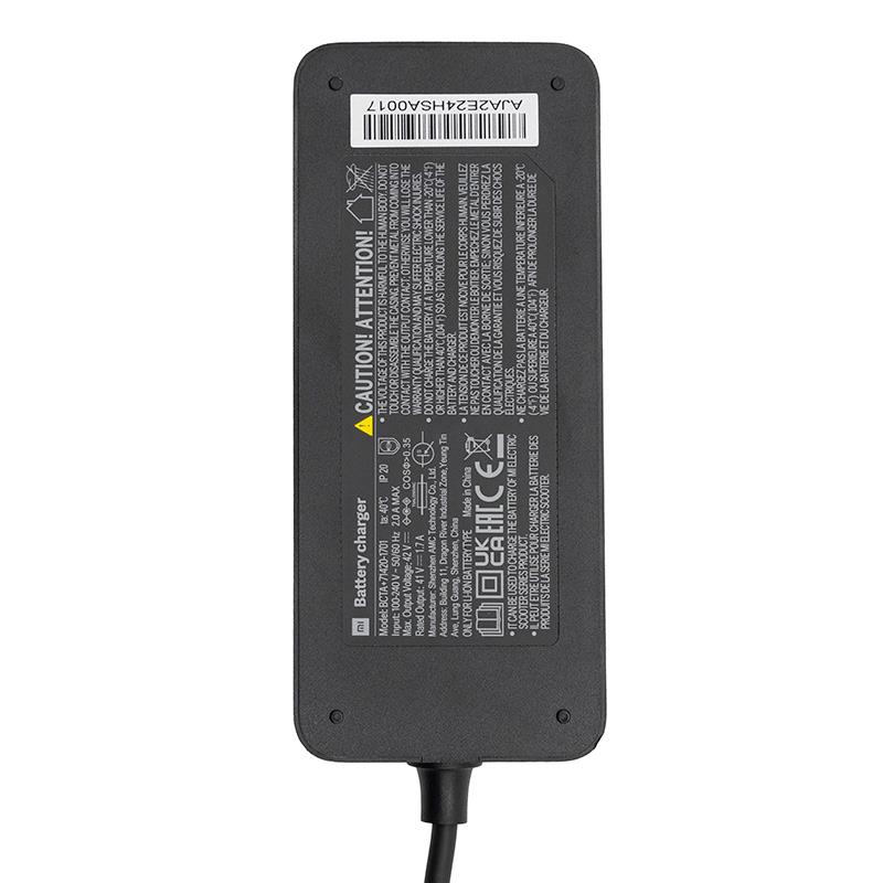 Cargador Xiaomi 36V (salida 41,7V) conector DC 8mm [Original] - RuedaQrueda